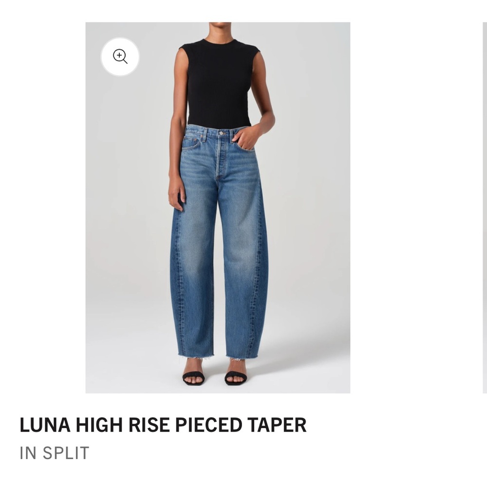 Agolde Luna High Rise Dark Blue Jeans